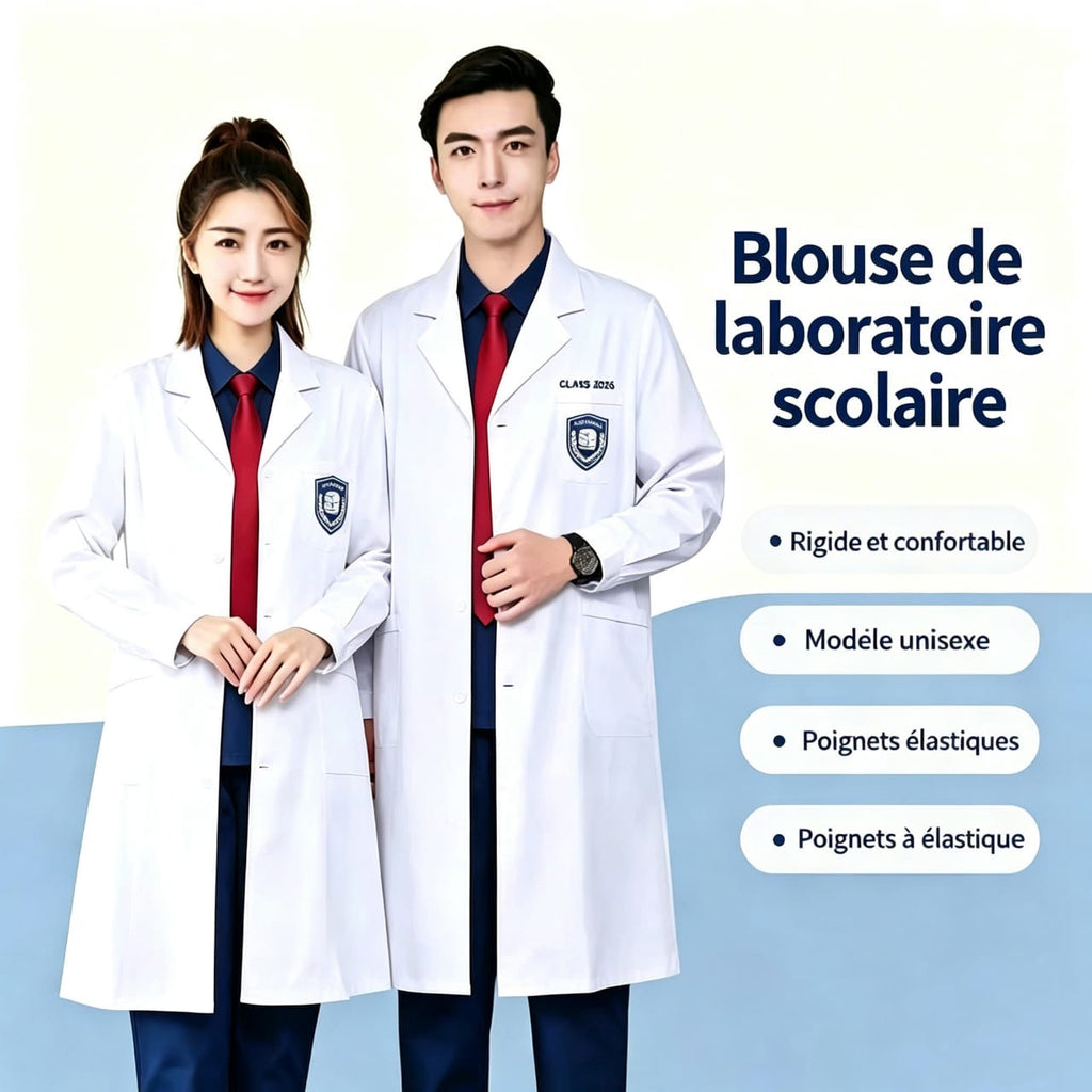 Blouse scolaire, autre personnalisable en fonction du logo