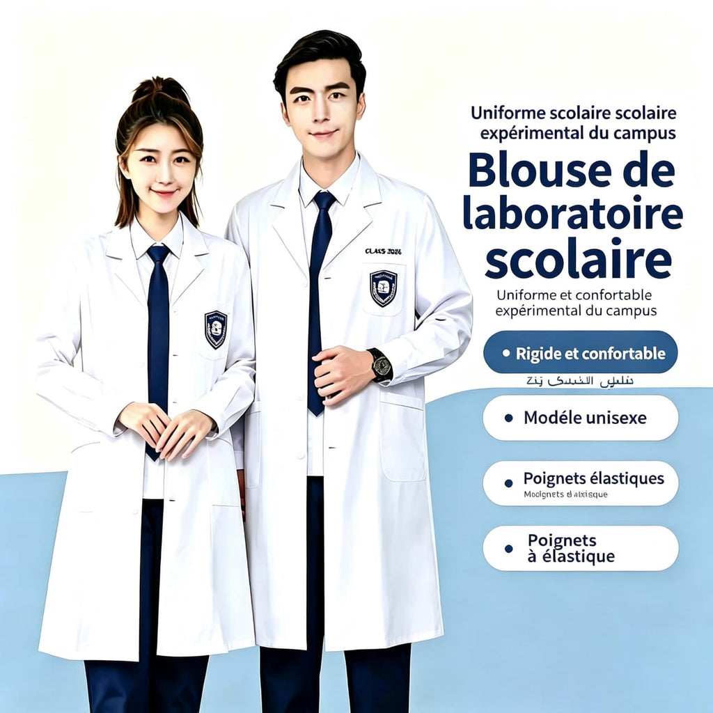 Blouse scolaire, autre personnalisable en fonction du logo