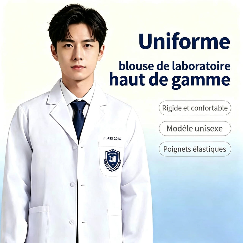 Blouse scolaire, autre personnalisable en fonction du logo